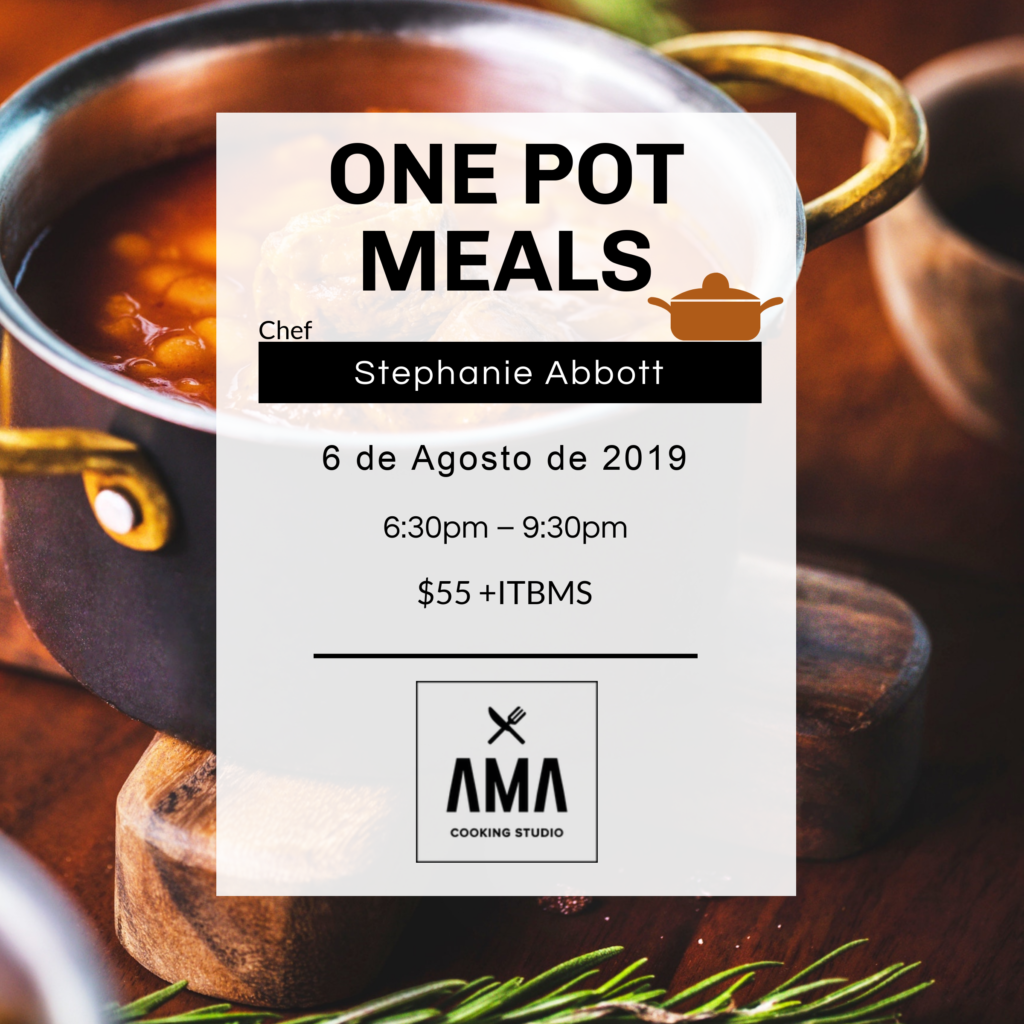 One Pot Meals - AMA Cooking Studio