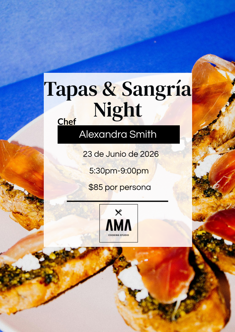Tapas y Sangría/ 10 cupos!